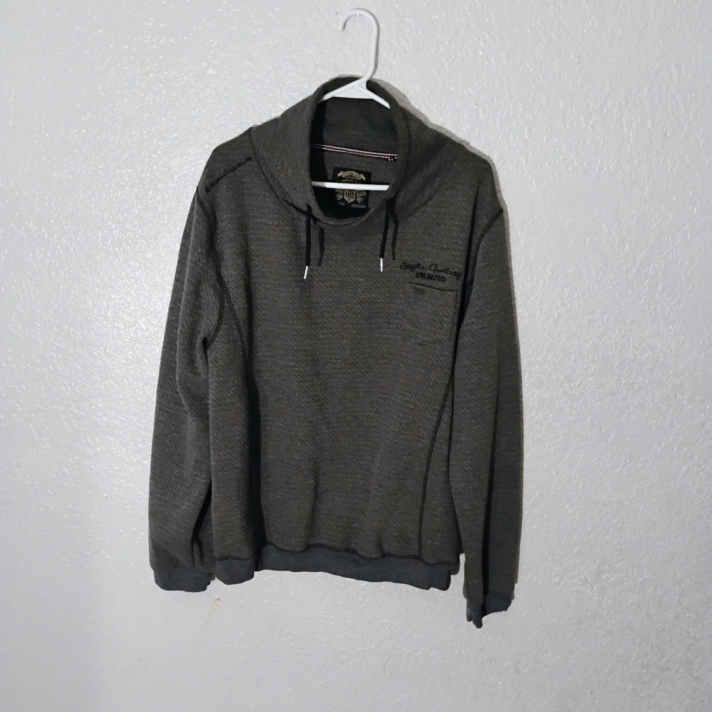 Women's Turtleneck Sweater in Charcoal Gray